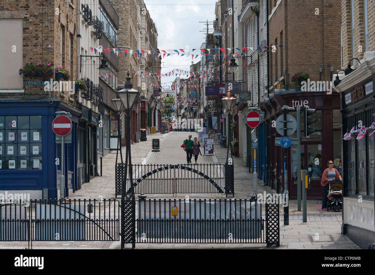 Die Heritage Viertel High Street Gravesend Kent UK Stockfoto