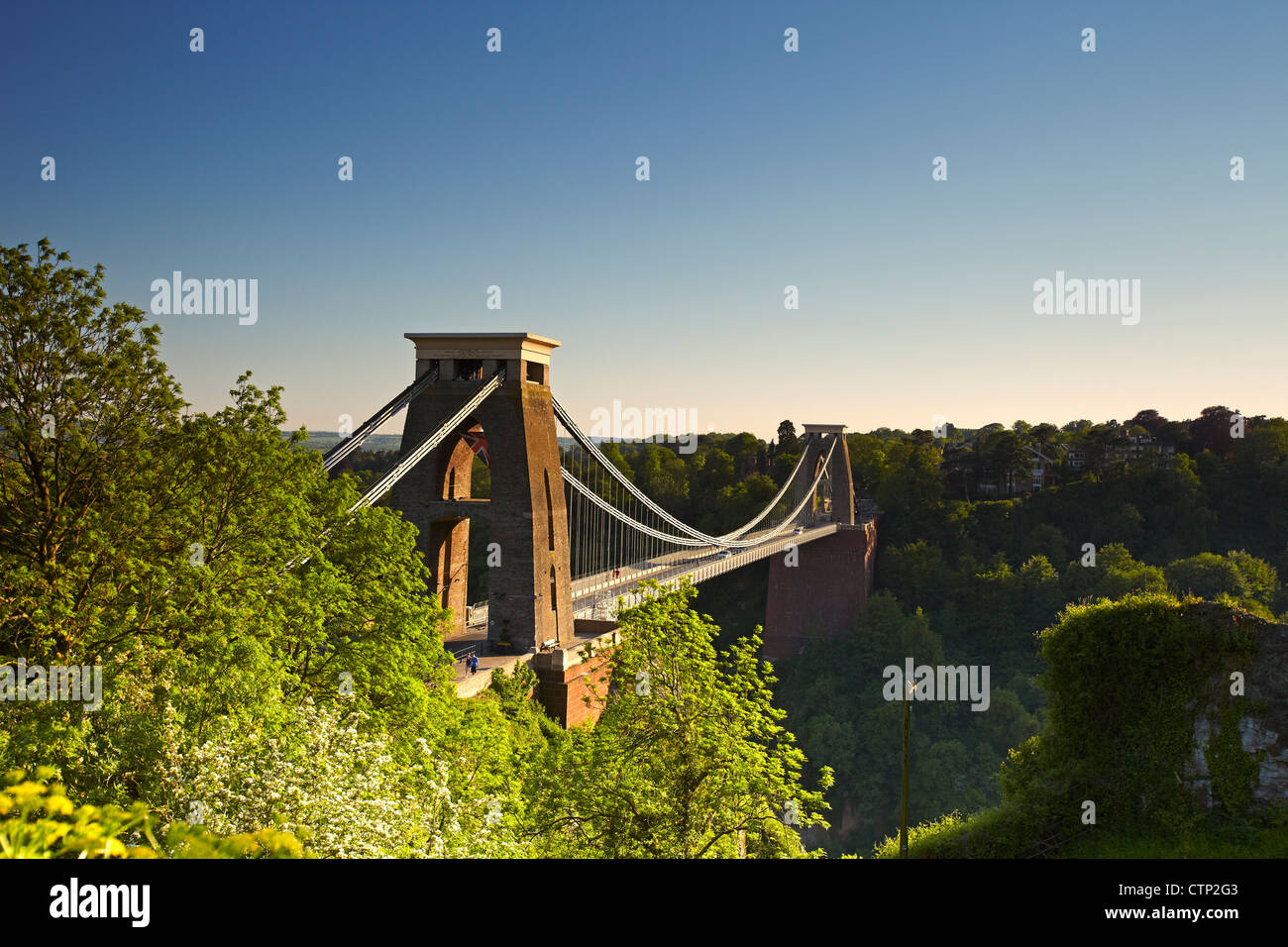 Clifton Suspension Bridge, Clifton, Bristol, England, Vereinigtes Königreich Stockfoto