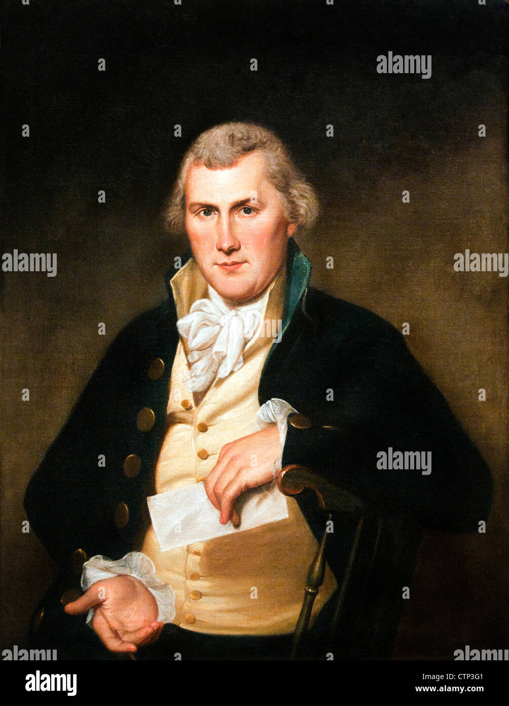 Elie Williams 1789 Charles Willson Peale US Vereinigte Staaten von Amerika Stockfoto