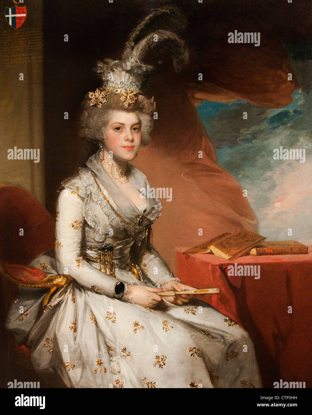 Matilda Stoughton de Jaudenes 1794 Gilbert Stuart American Vereinigte Staaten von Amerika Stockfoto