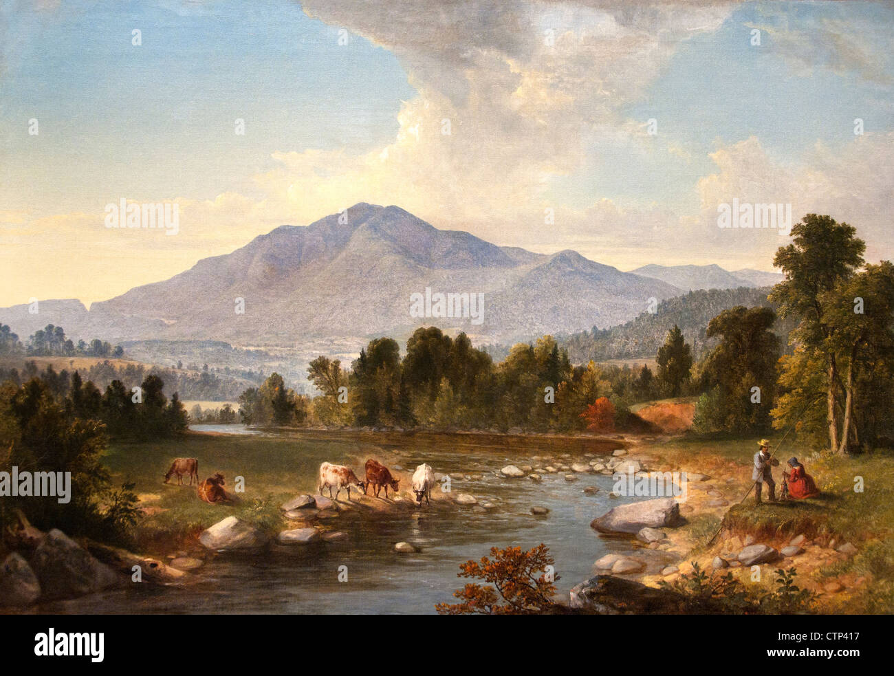 High Point Longwood Berge 1853 Asher B.  Durand US Vereinigte Staaten von Amerika Stockfoto