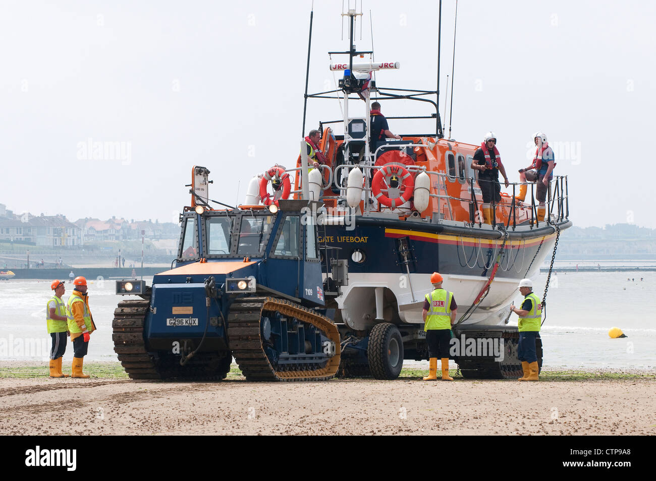 Margate Rettungsboot ins Leben gerufen, Margate, Kent, england Stockfoto
