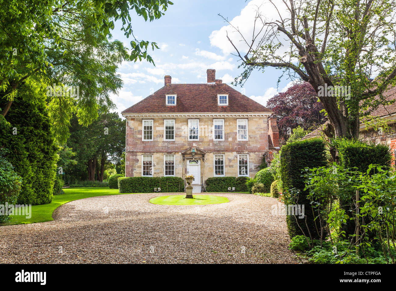 Arundells, ehemalige Wohnhaus des Premierminister Edward Heath, Domplatz, Salisbury, Wiltshire, England, UK Stockfoto