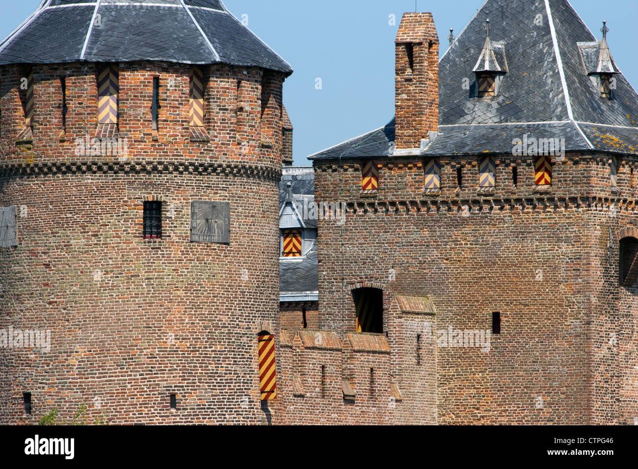 Muiderslot Burg in den Niederlanden Stockfoto