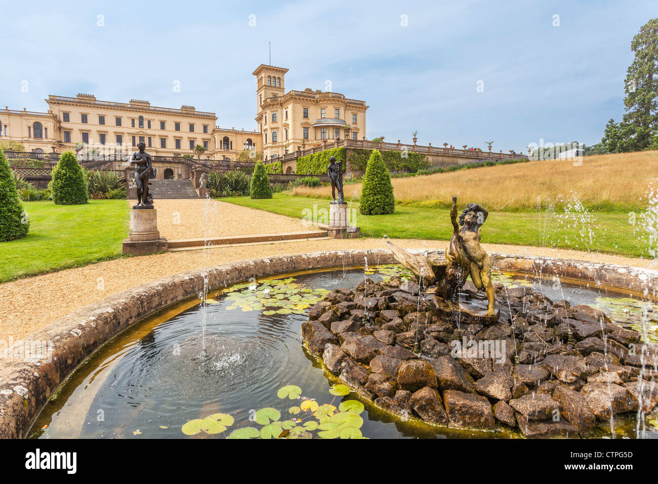 Osborne House, East Cowes, Isle Of Wight, Hampshire, England, Vereinigtes Königreich Stockfoto