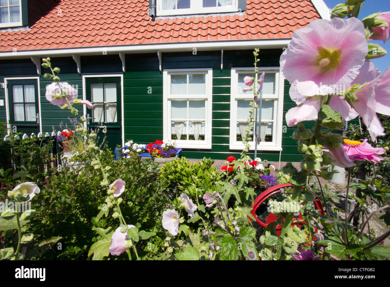 Typisches Haus in Marken. Die Niederlande Stockfoto