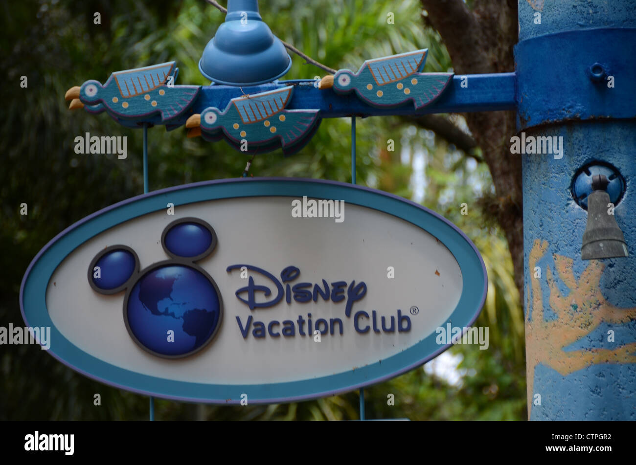 Disney Vacation Club Zeichen Magic Kingdom, Walt Disney World Resort Florida Stockfoto