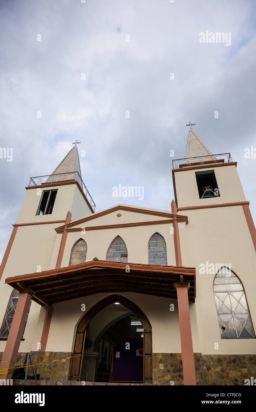 San Juan Bautista katholische Kirche in Boquete, Provinz Chiriqui, Panama. Stockfoto