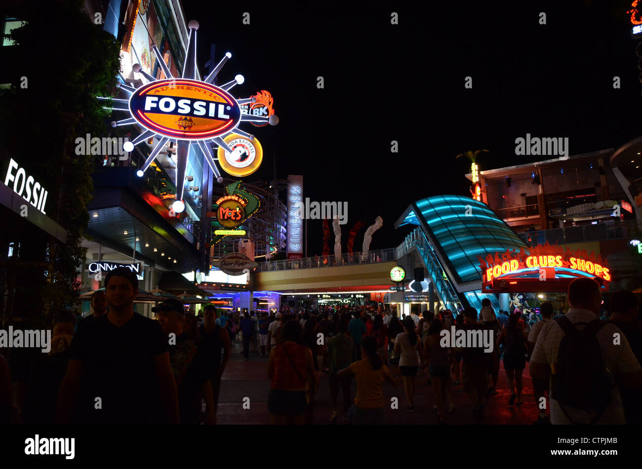 Universal City Walk Universal Studios Orlando, Zentral-Florida, USA Stockfoto