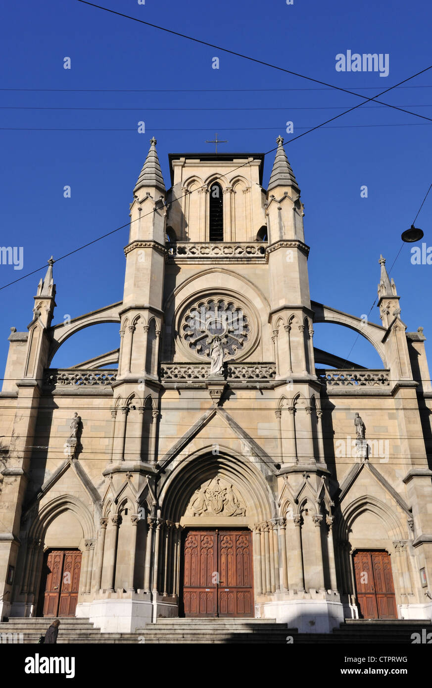 Basilika der Muttergottes, Genf, Schweiz Stockfoto
