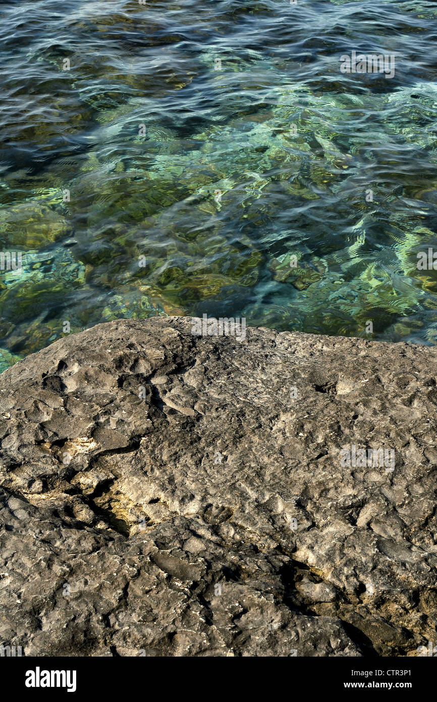 Hintergrund, blau, sauber, klar, kühl, Umwelt, fließenden, frisch, einladend, Natur, niemand, entsteint, Schwimmbad, Reflexion, erquickend Stockfoto