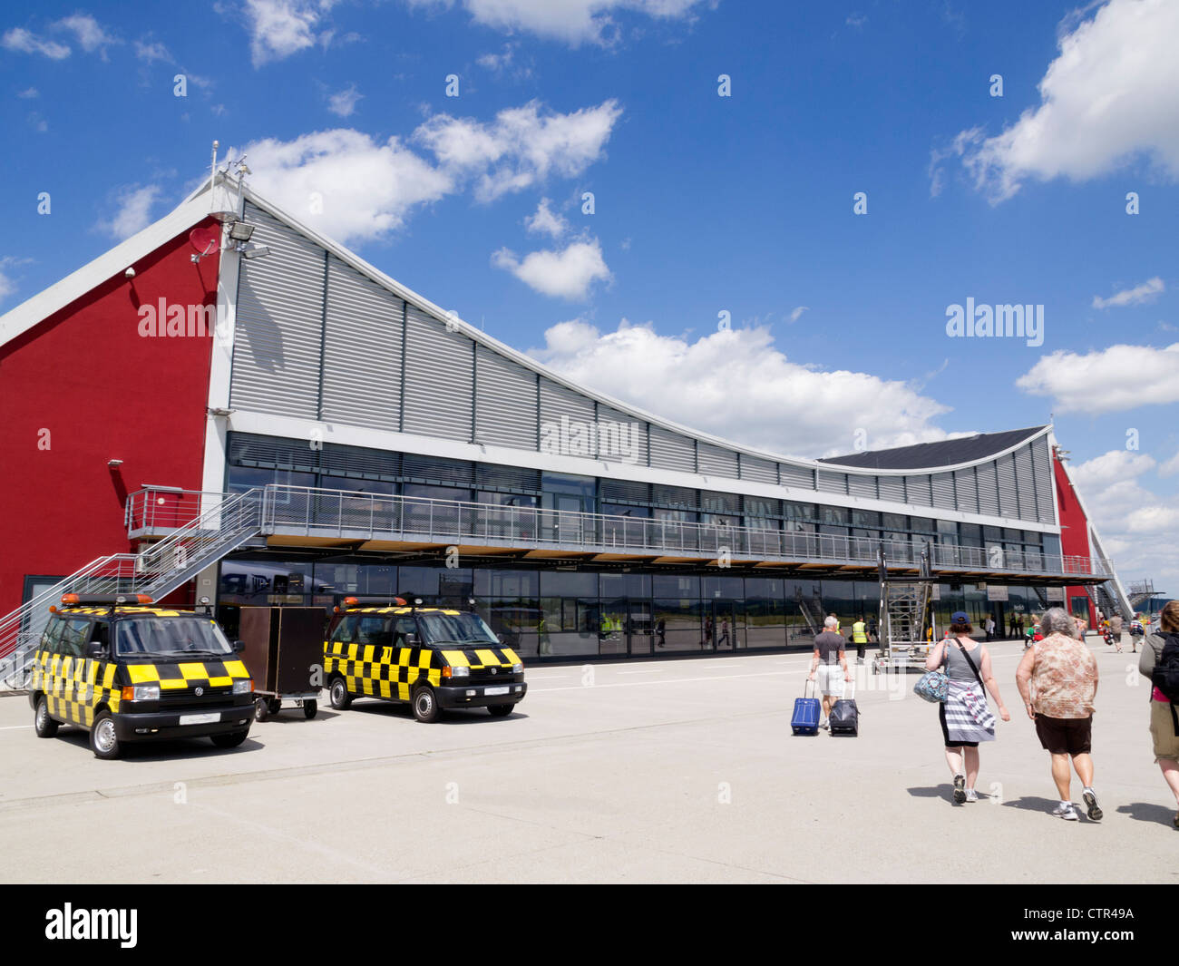 Allgäu-Flughafen-terminal in Memmingen, Deutschland, Europa Stockfoto