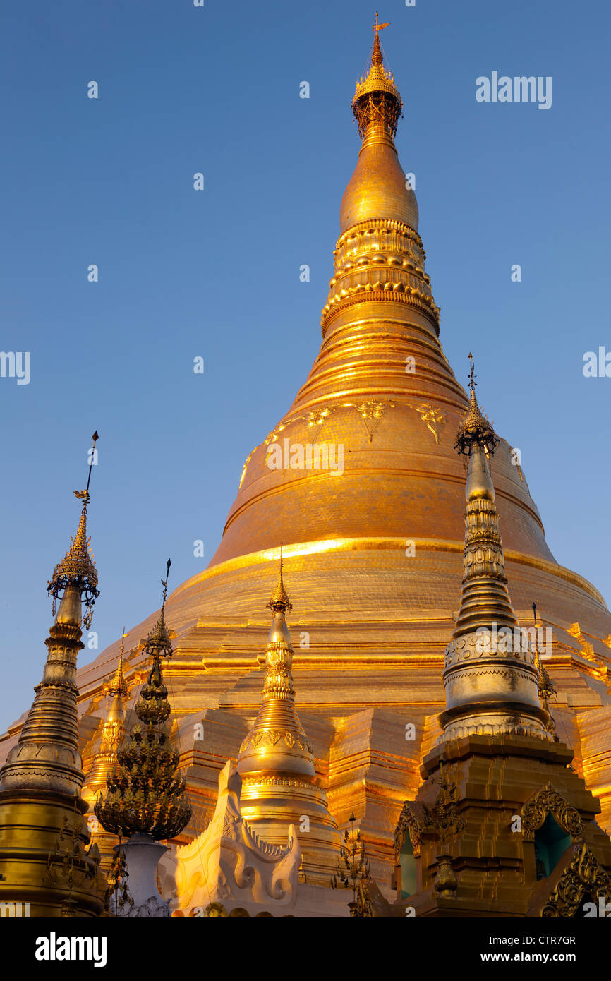 Shwedagon Pagode in Yangon, Myanmar Stockfoto