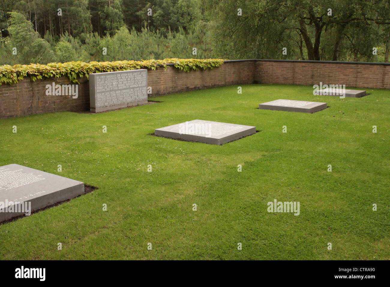 Deutscher Friedhof Cannock Staffordshire UK Stockfoto