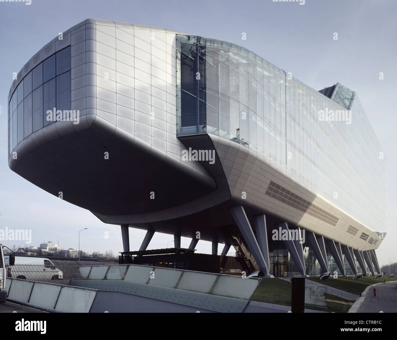 Ing Bank zentrale ganze Gebäude von der Straße aus gesehen Stockfoto