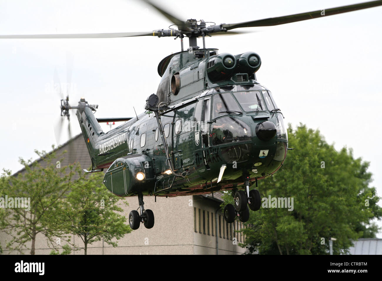 Bundesgrenzschutz (bundesgrenzschutz) Hubschrauber Stockfoto