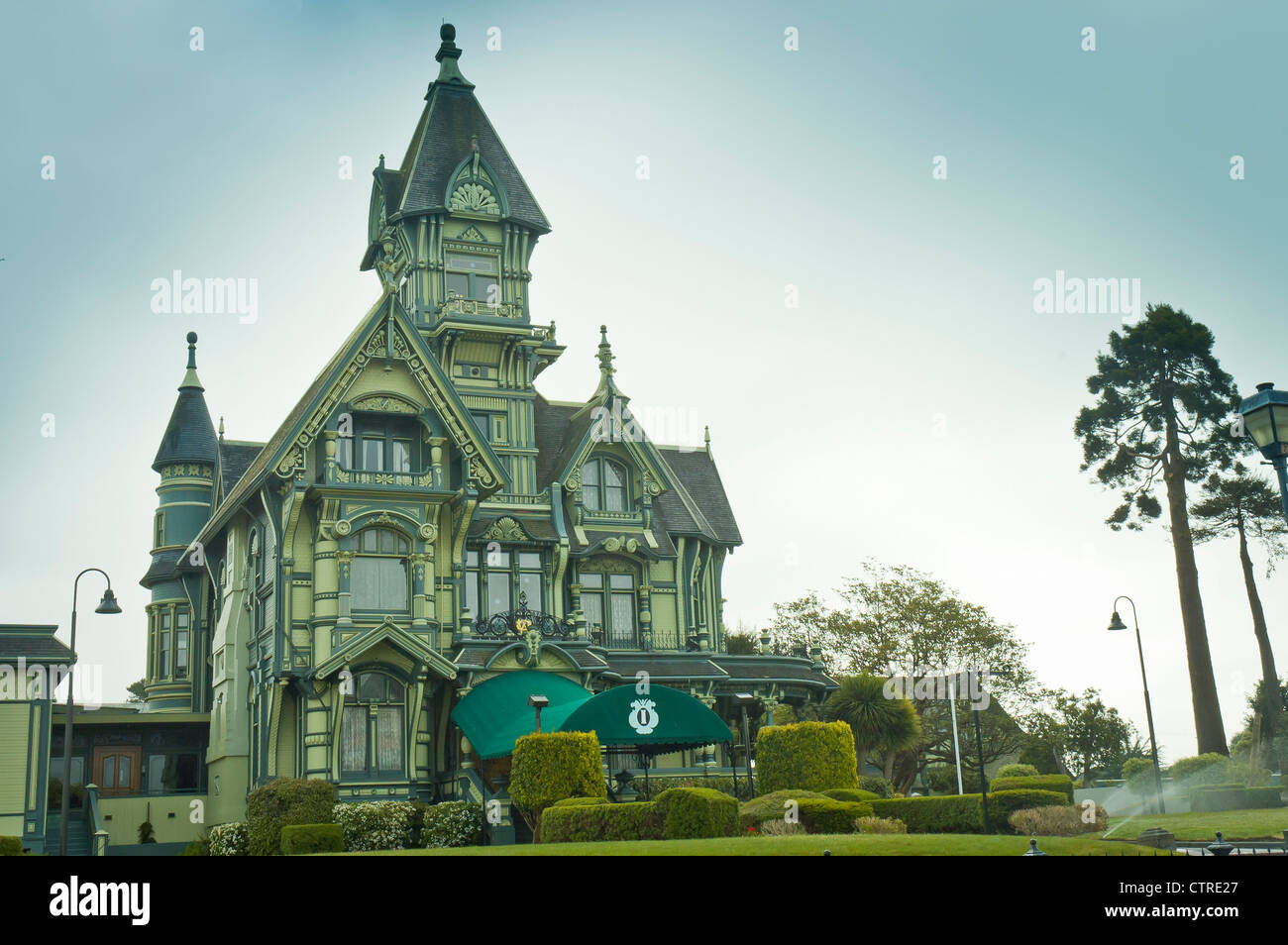 William Carson Mansion, viktorianischen Stil Residenz in Eureka, Kalifornien, USA Stockfoto