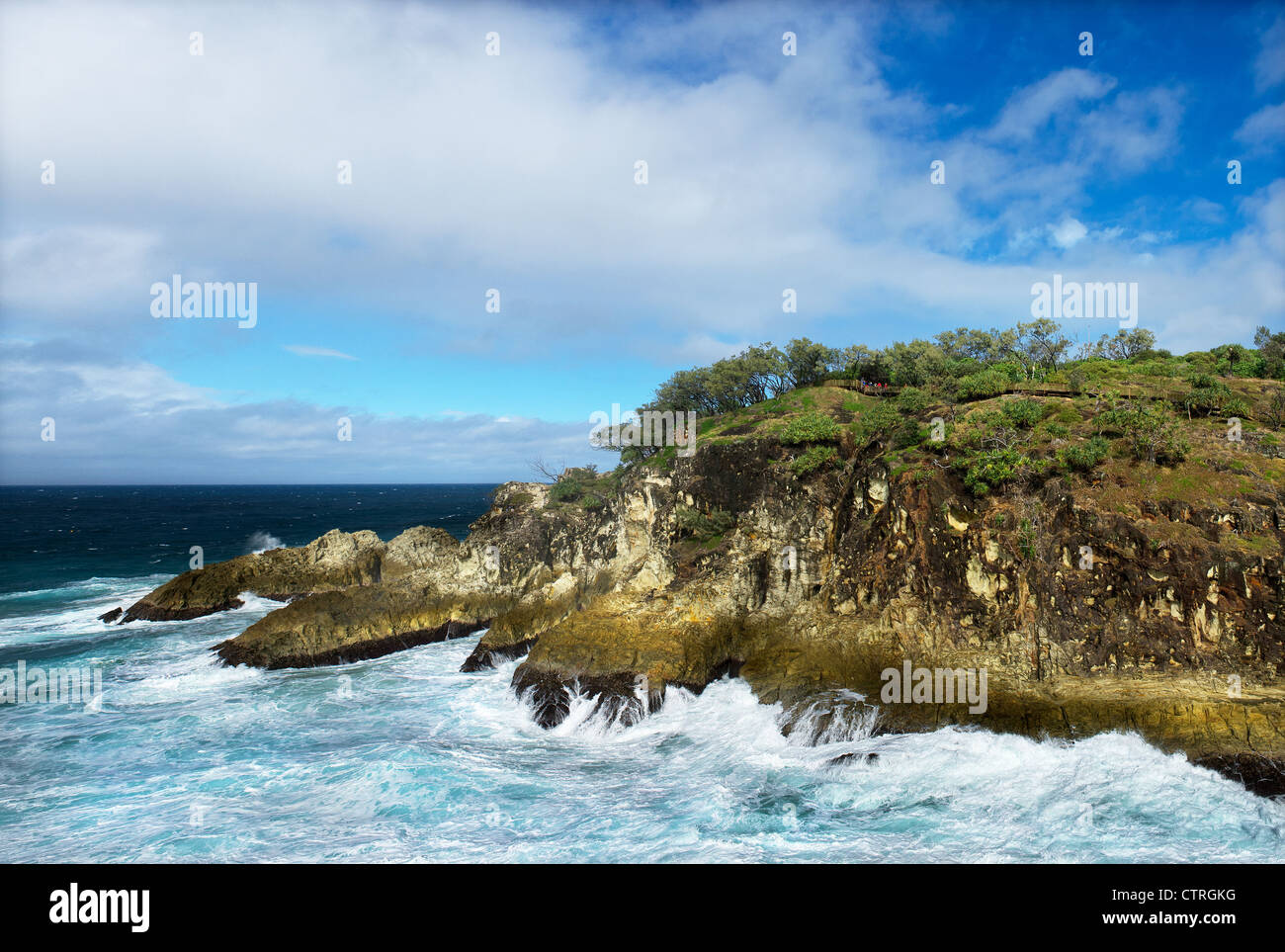 Die Schlucht auf North Stradbroke Island in Queensland Stockfoto
