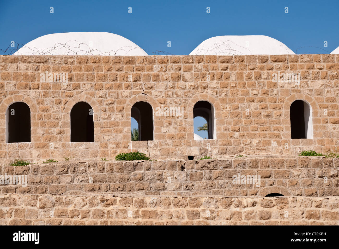 Fragment des Nabi Musa Bau der Moschee Stockfoto