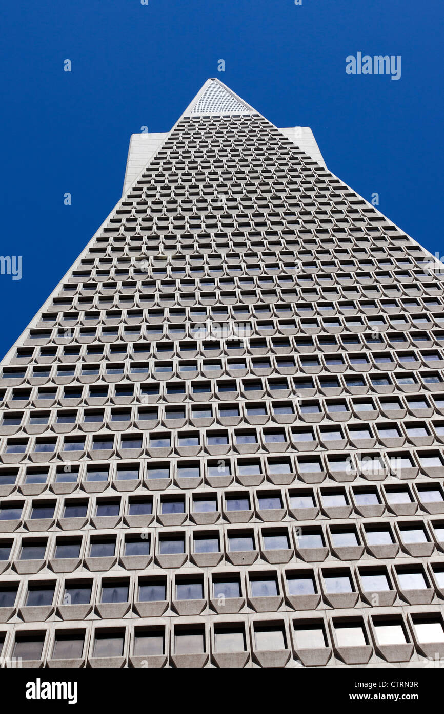 Die Transamerica Pyramid in San Francisco Stockfoto