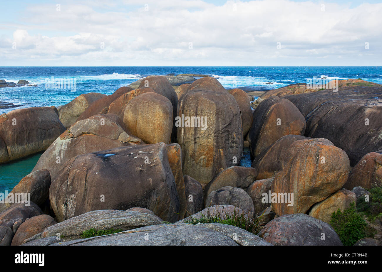 Elephant Rocks Elefant Cove im William Bay National Park West-Australien Stockfoto