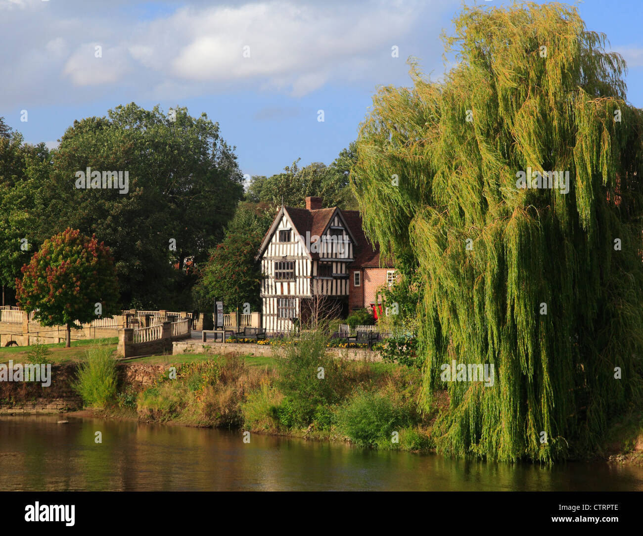 Beale Ecke auf den Fluss Severn bei Bewdley, Worcestershire, England, Europa Stockfoto