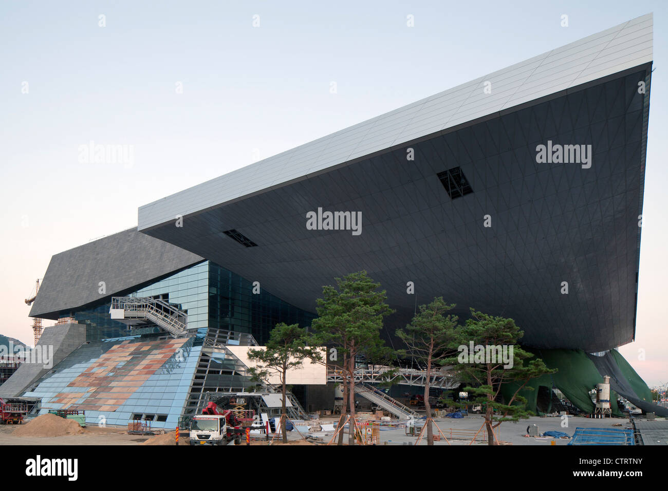 Coop Himmelb (L) Au Design für Busan Cinema Center und Heim von Busan International Filmfestival (Biff) bietet eine neue Stockfoto