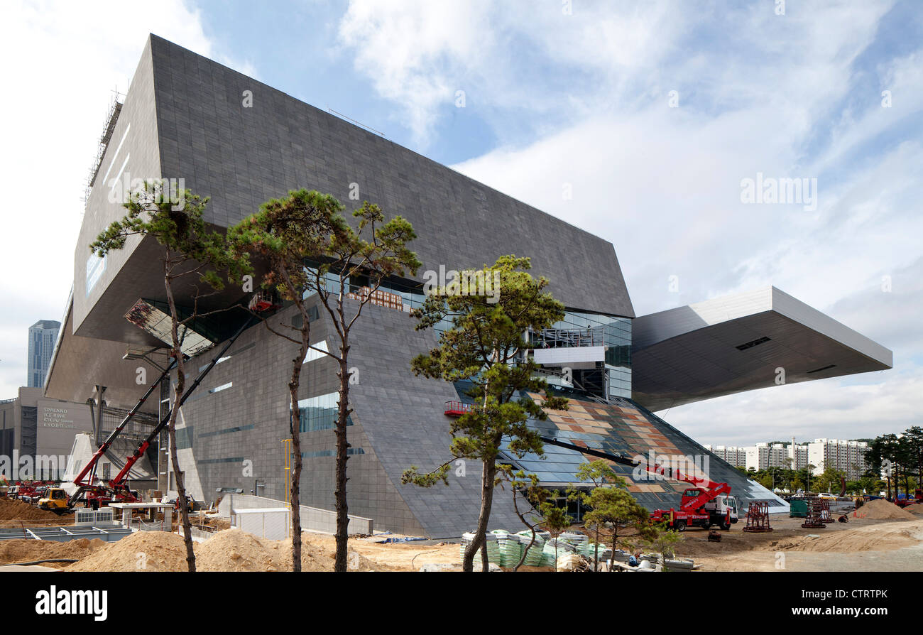 Coop Himmelb (L) Au Design für Busan Cinema Center und Heim von Busan International Filmfestival (Biff) bietet eine neue Stockfoto