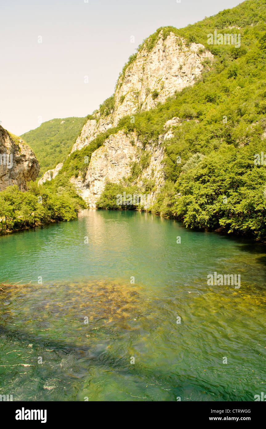 Fluss Una Stockfoto