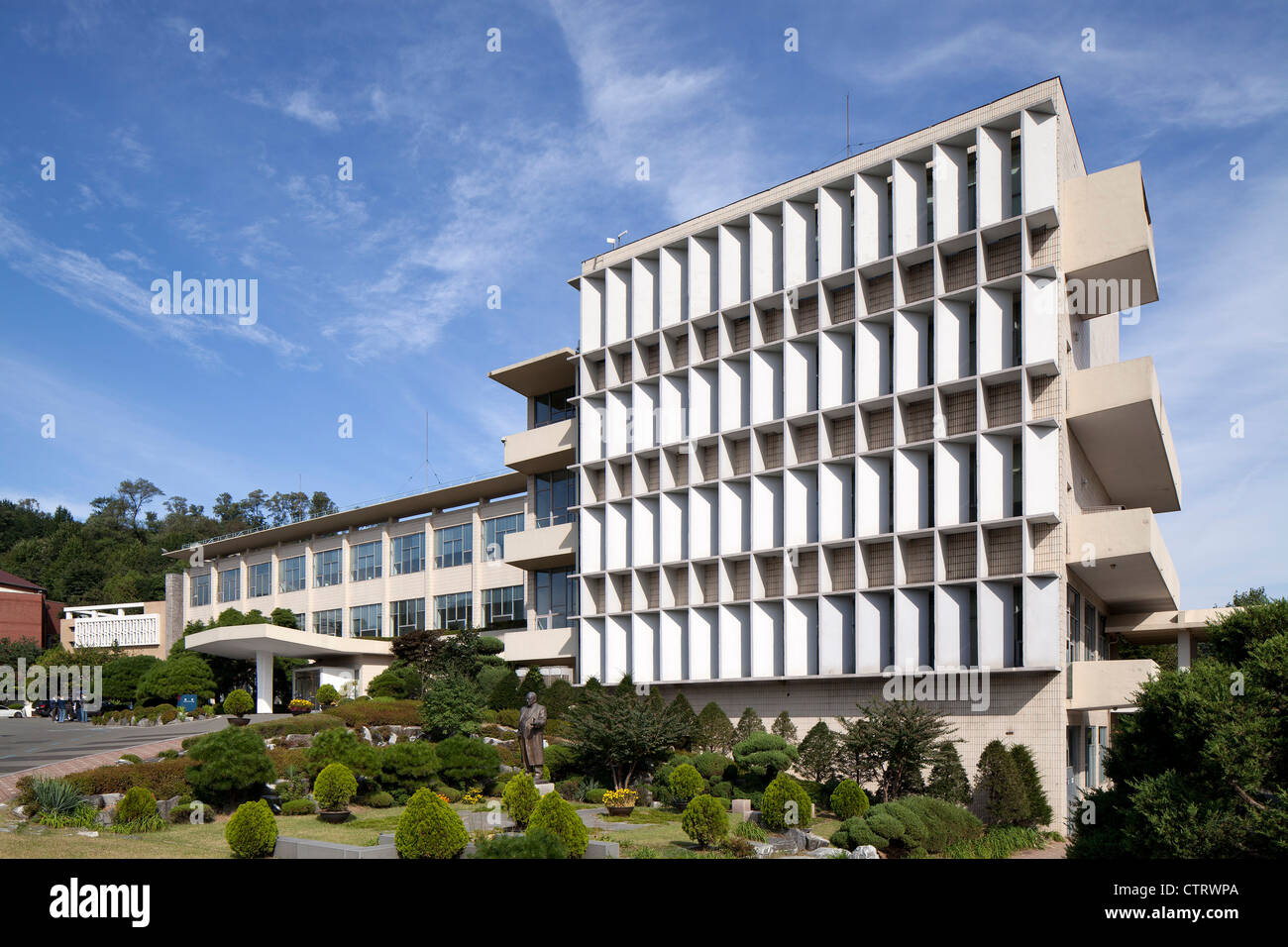 SOGANG VERWALTUNGSGEBÄUDE DER UNIVERSITÄT, SEOUL, KOREA SÜD, 1959 Stockfoto