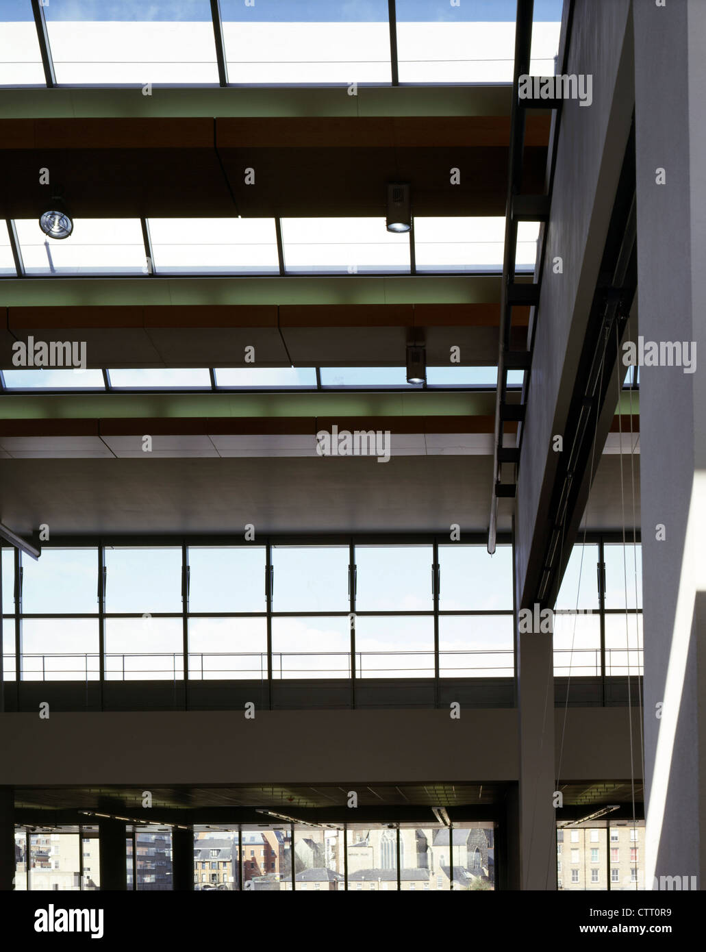 Kapital ein Gebäude, Loxley Haus Detail der Verglasung Stockfoto