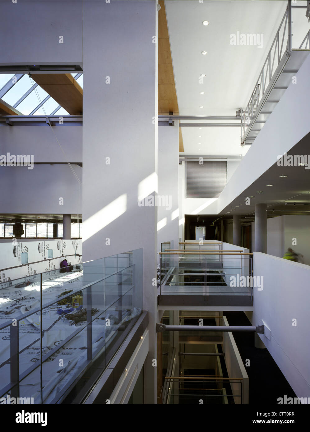 Kapital ein Hausbau, Loxley Blick über Brücken - Bau Stockfoto