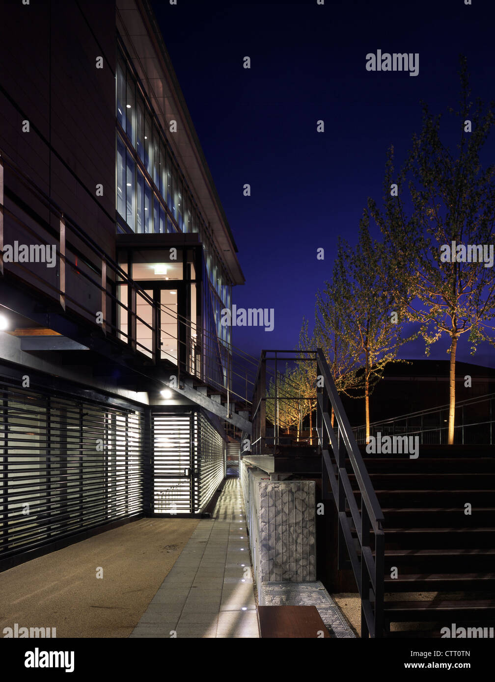 Hauptstadt einer Außenaufnahme, Loxley Haus - Detail von Fassaden Stockfoto