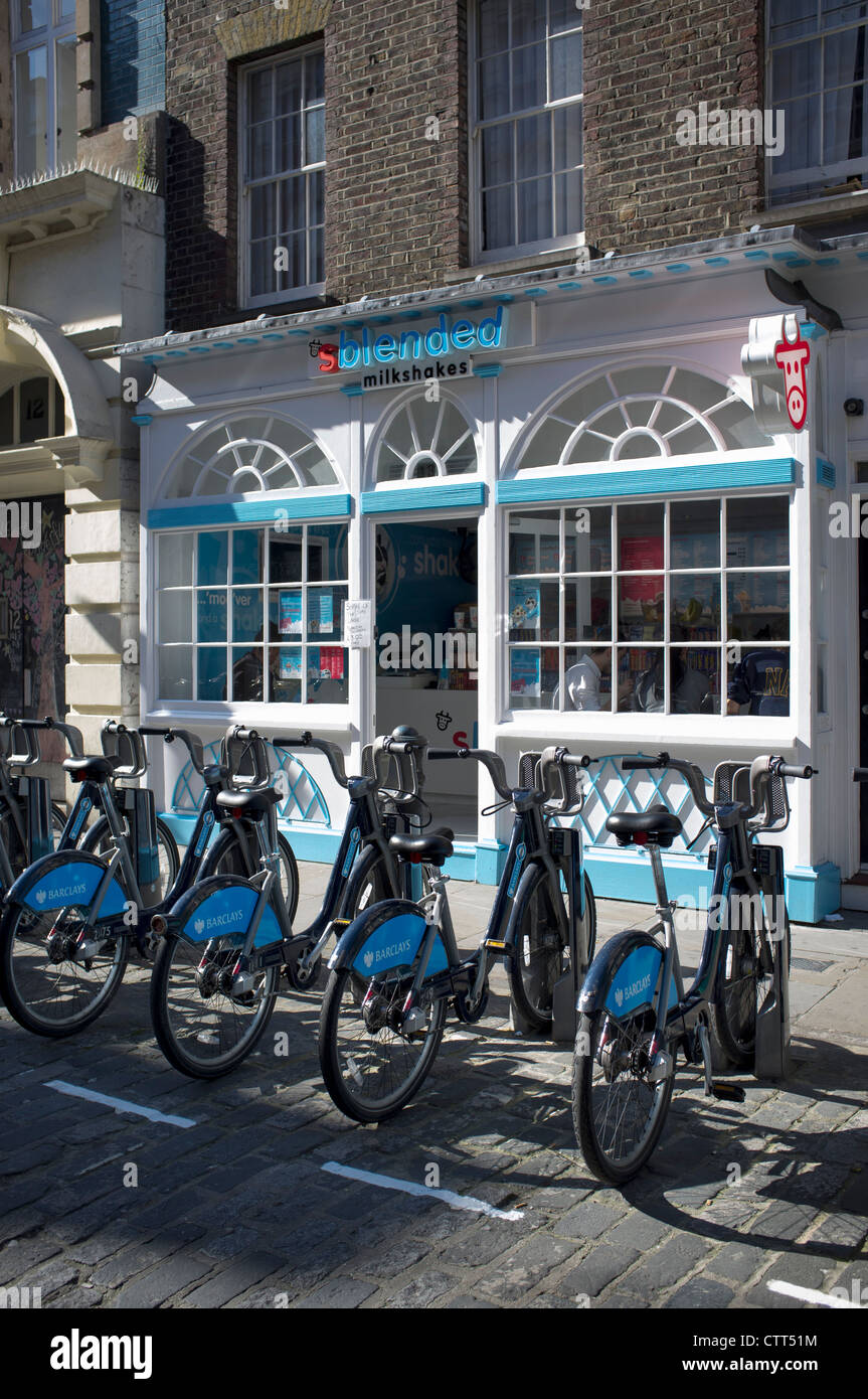 Sblended Milchshakes Bar Soho in London Stockfoto