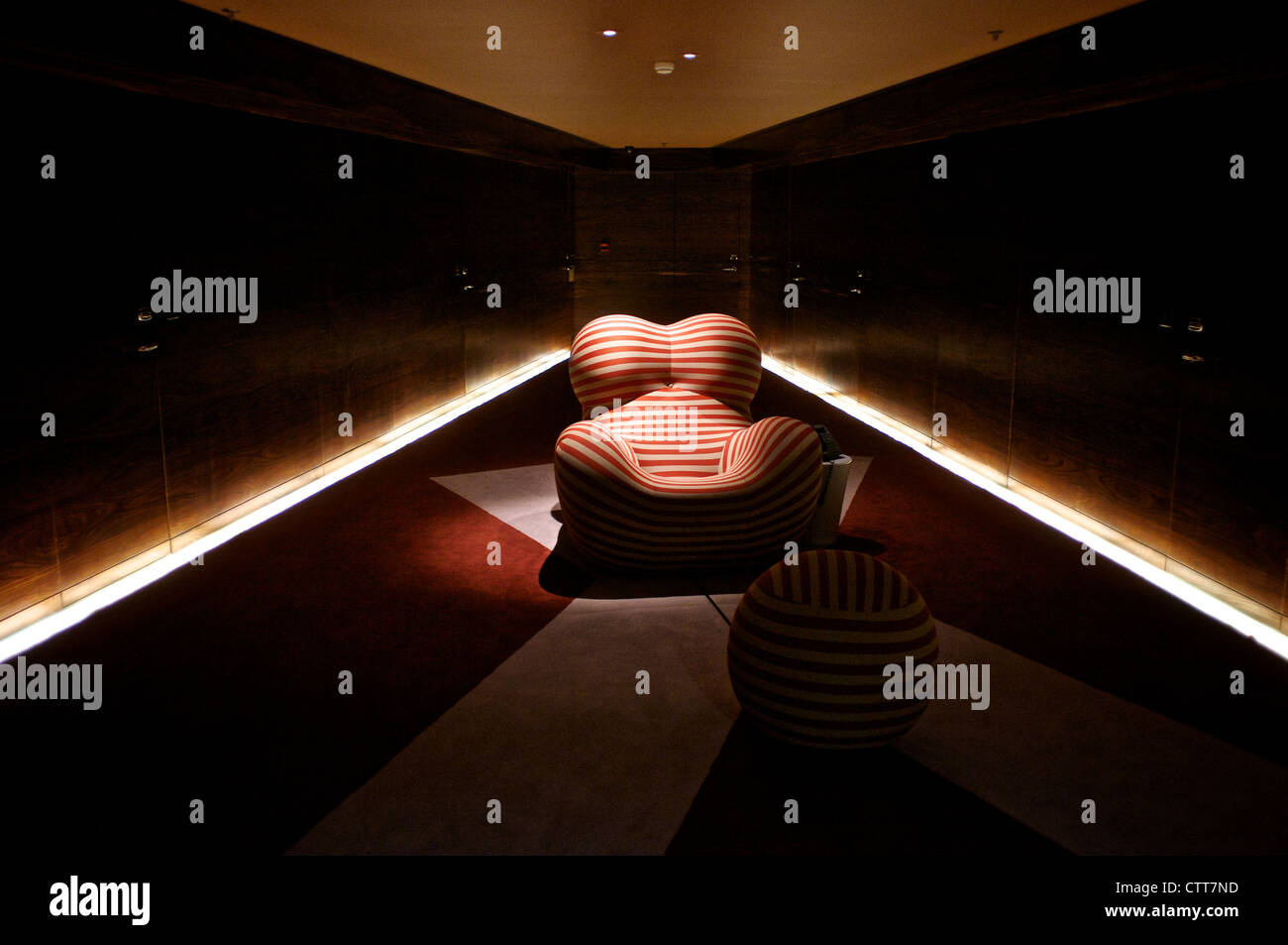 Hotelzimmer in Rio, Brasilien. Stockfoto