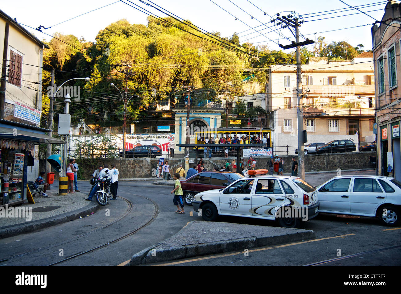 Straßen von Rio, Brasilien. Stockfoto