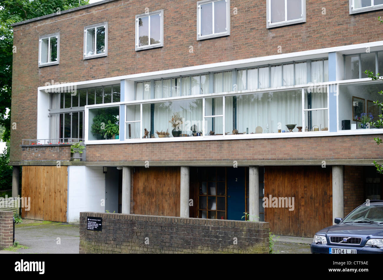 Nummer 2 Willow Road modernistischen Hause entworfen vom Architekten ...