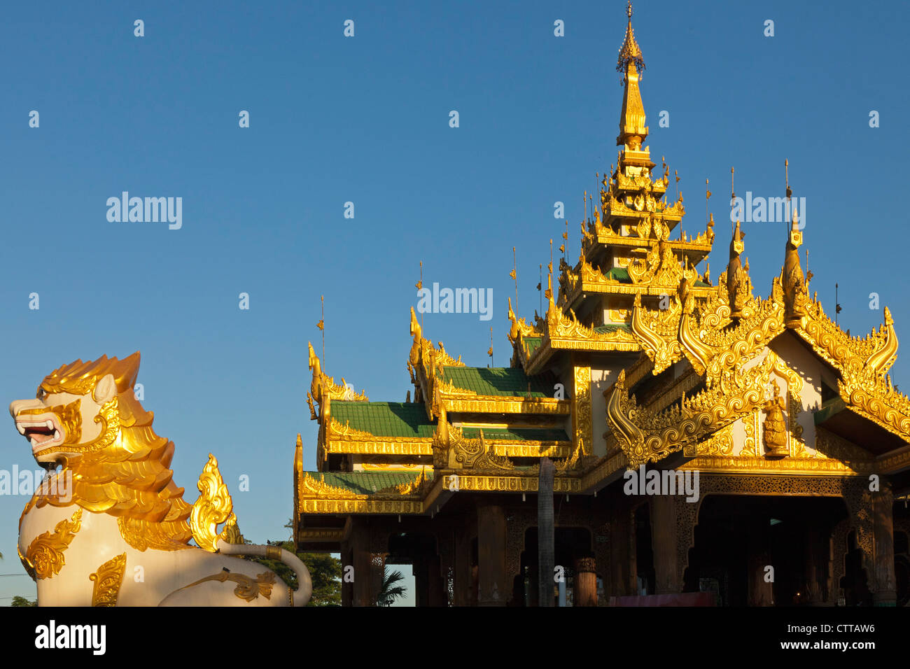 Shwedagon Pagode in Yangon, Myanmar Stockfoto