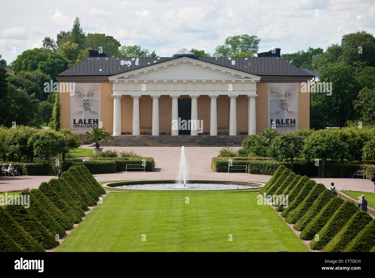 Der Botanische Garten. Uppsala, Schweden. Stockfoto