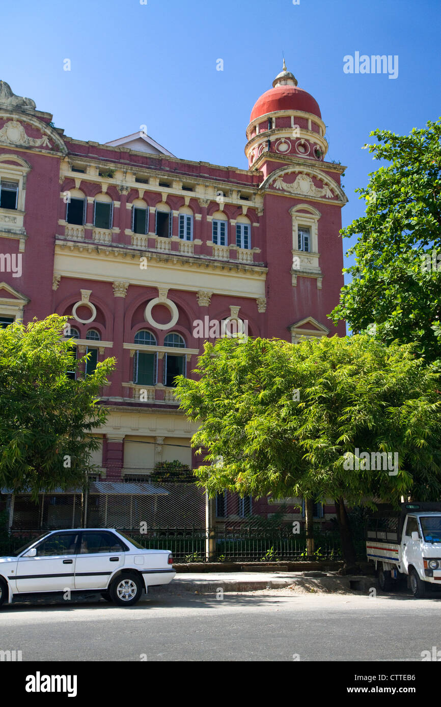 Die Minister Gebäude in der Innenstadt (Rangoon) Yangon, Myanmar (Burma). Stockfoto