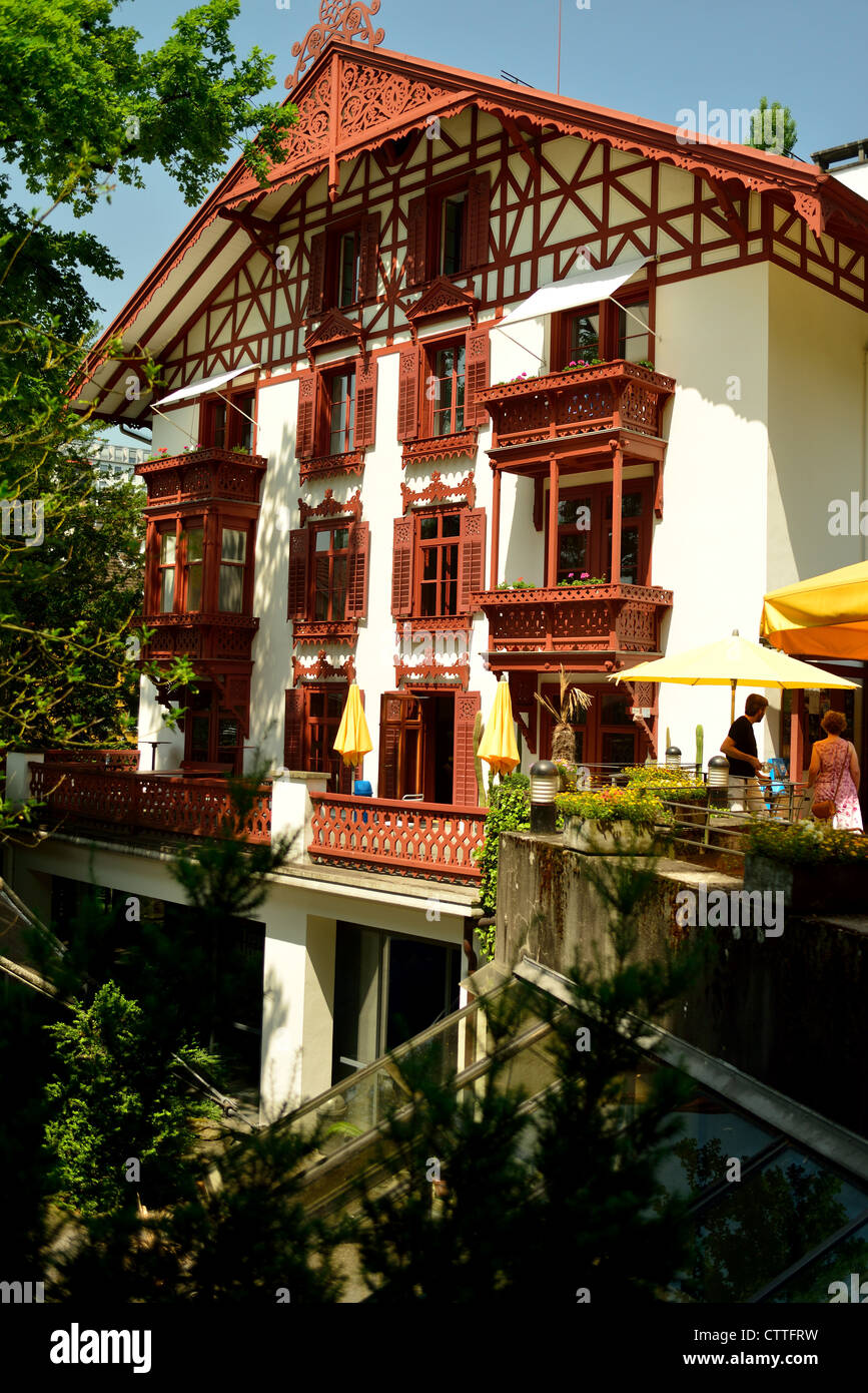 Gletschergarten Luzern, Schweiz. Stockfoto