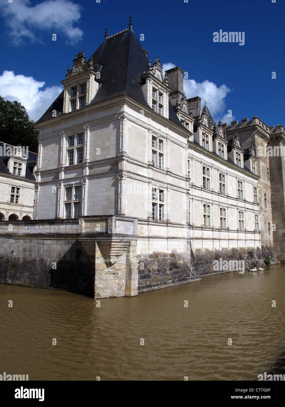 Chateau de Villandry, Indre-et-Loire, Touraine, Frankreich Stockfoto