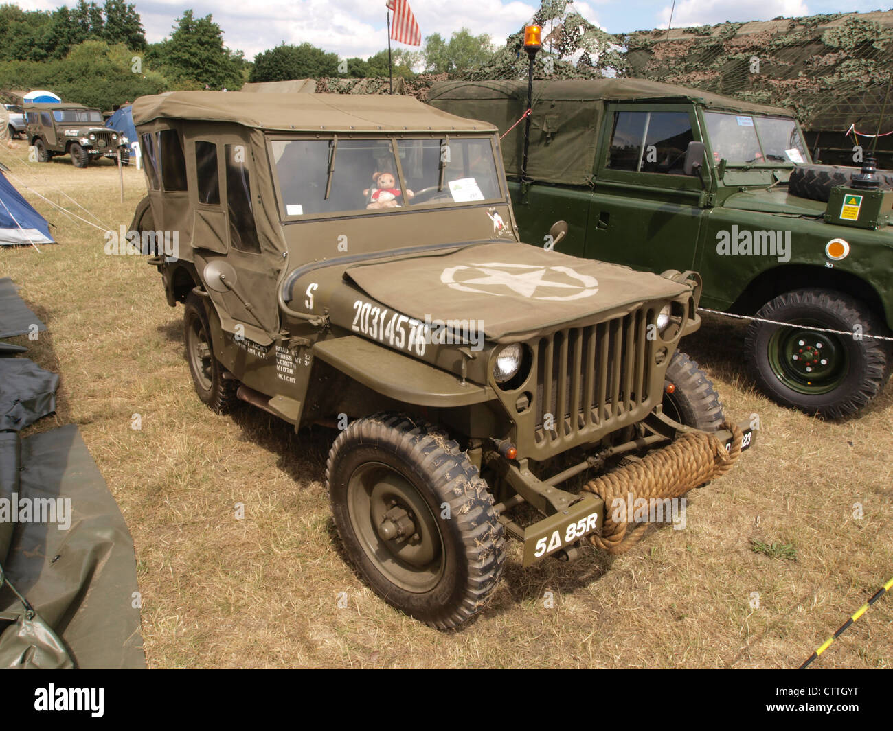 Willys MB (1943) (Inhaber Stephen Learmouth) Stockfoto