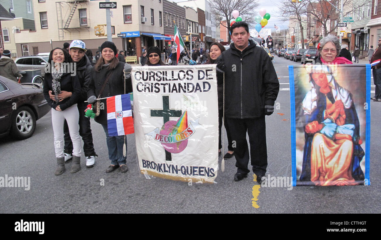 Drei Könige Day-Parade in Brooklyn Stockfoto