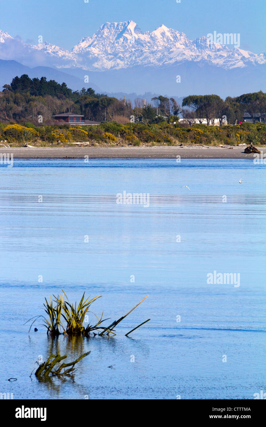 Mount Cook, betrachtet aus Hoklitika, New Zealand 2 Stockfoto