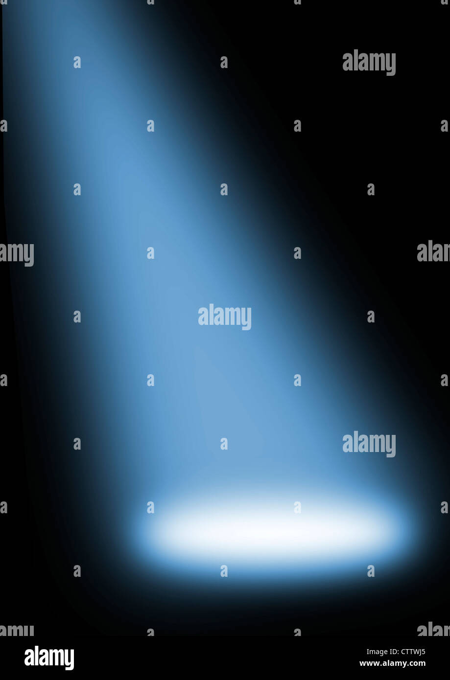 Spotlicht Lichtkegel Für Produktpräsentation u.a. Stockfoto