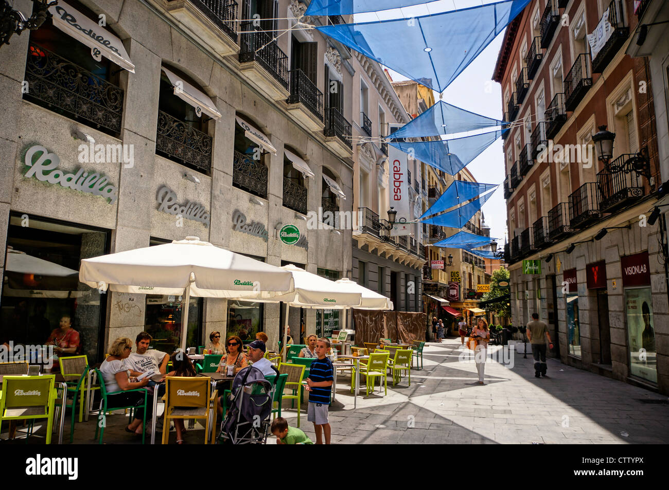Centro ist der zentrale Bezirk der Stadt von Madrid, Spanien Stockfoto