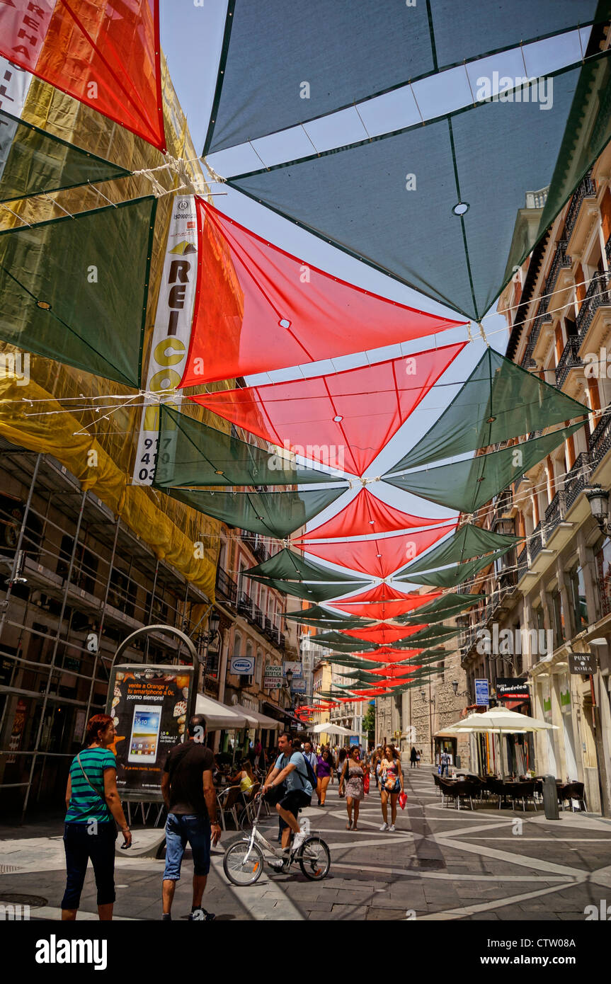 Centro ist der zentrale Bezirk Calle del Carmen der Stadt Madrid, Spanien Stockfoto