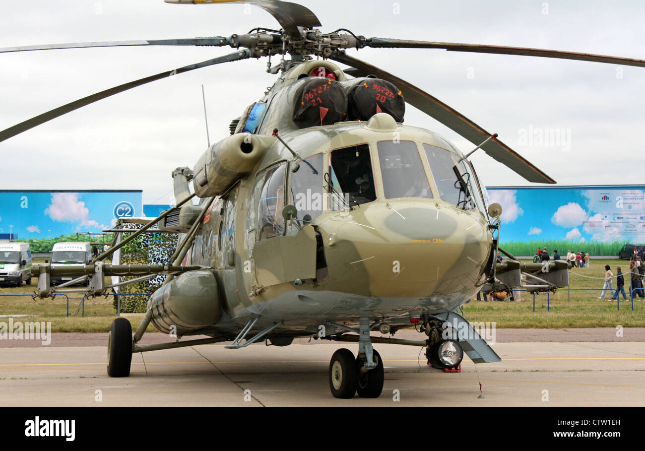 Mil Mi-8MTV-5 (die internationale Luft-und Salon MAKS 2009 Stockfoto
