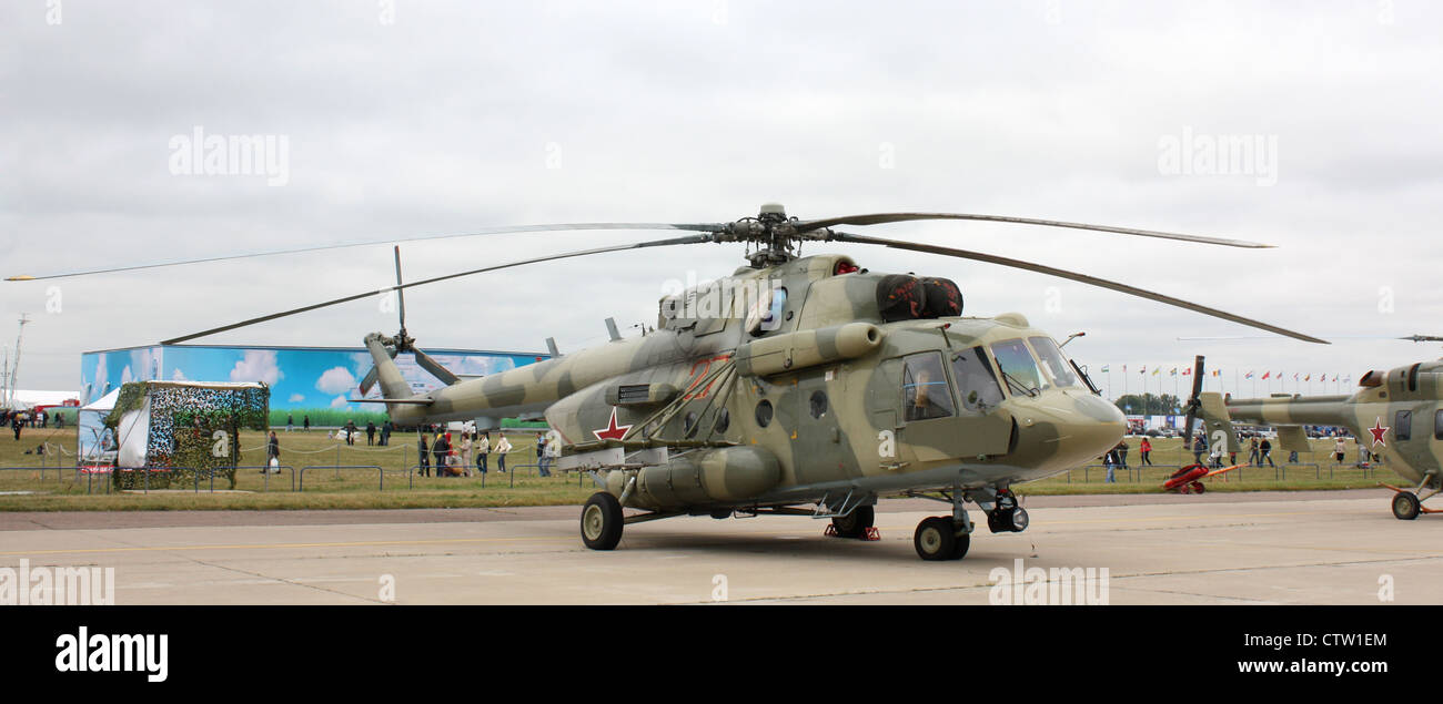 Mil Mi-8MTV-5 (die internationale Luft-und Salon MAKS 2009 Stockfoto
